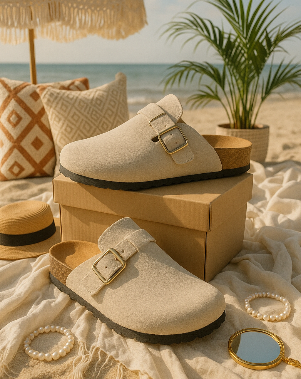 Mules BOHEME Beige
