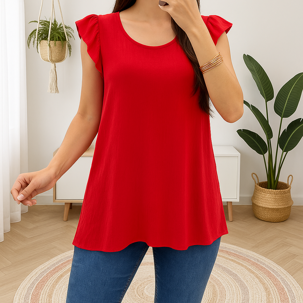 Top dentelle dos Rouge