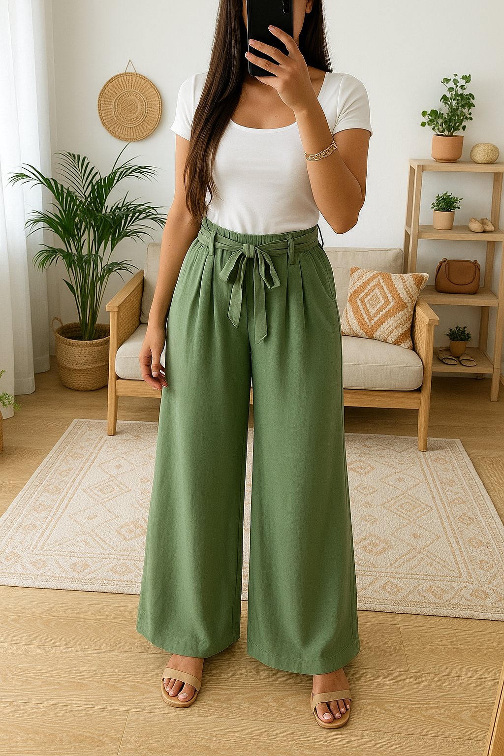 Pantalon Chic Kaki