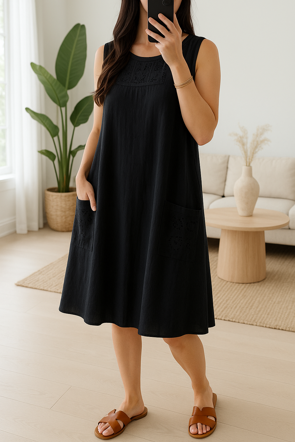 Robe Coton Noire