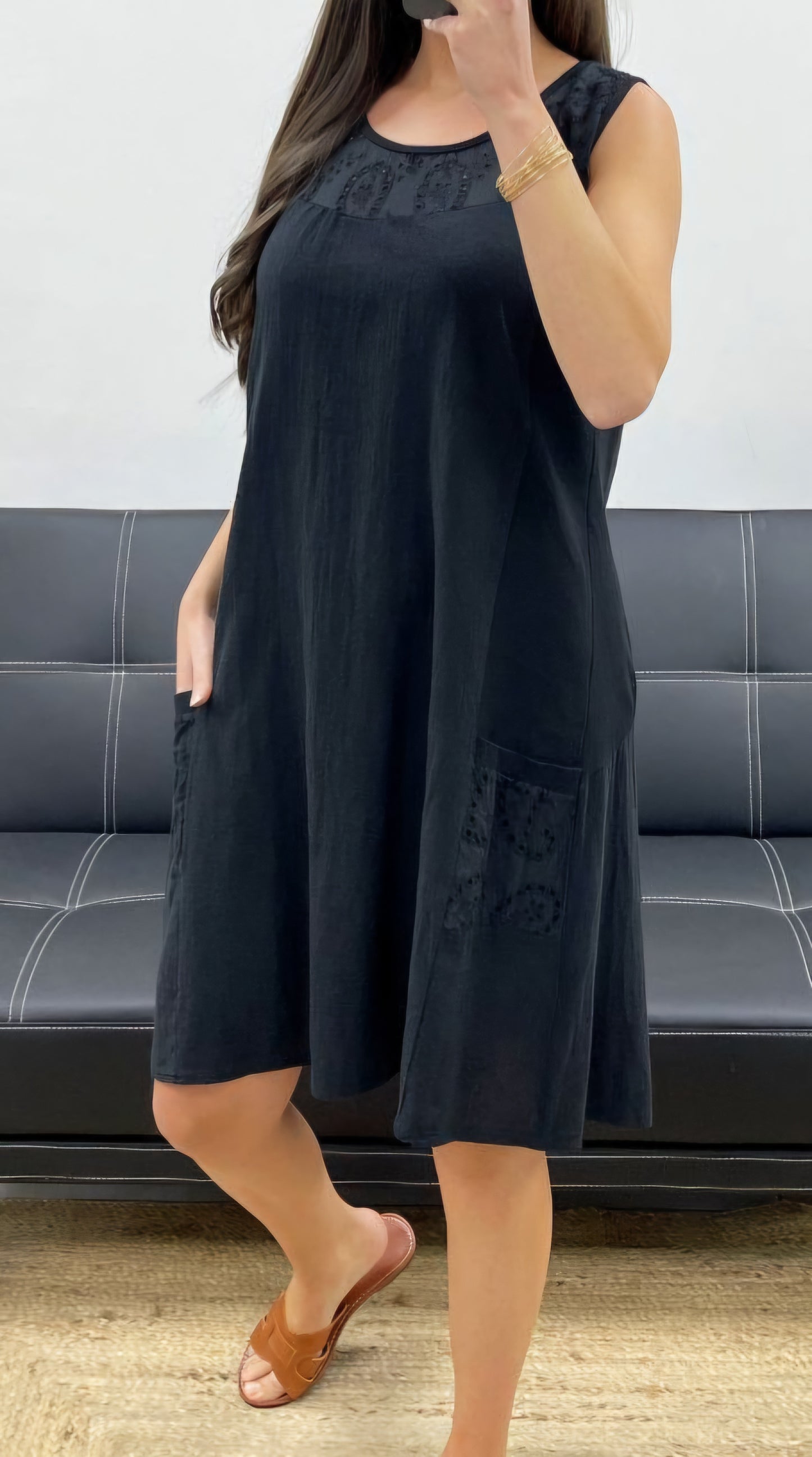 Robe Coton Noire