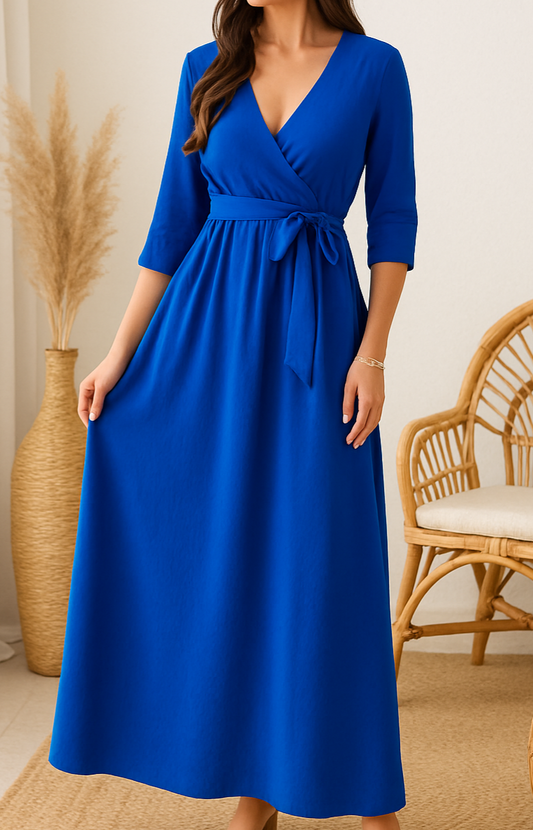 Robe Élégance Bleu Roi
