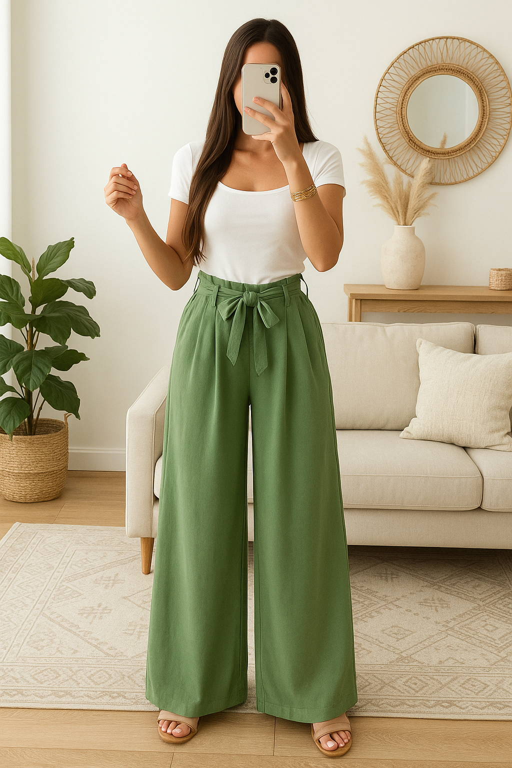 Pantalon Chic Kaki